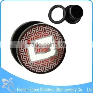 Brand Name Wholesale Fashion Jewelry Stainless Steel Earrings Tunnels thumbnail-6