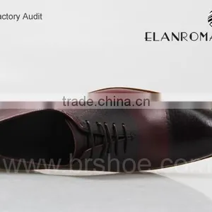 Custom England Style Genuine Cow Leather Oxford Mature Tan Men Dress Shoes thumbnail-3