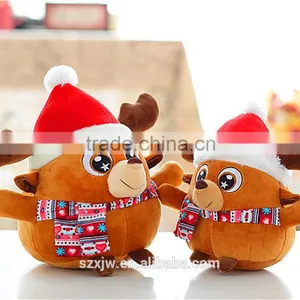 Wholesale Pet Toys Plush Mini Deer Toy Christmas Gift thumbnail-2