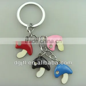 Fashion Metal Mushroom Keychain thumbnail-1