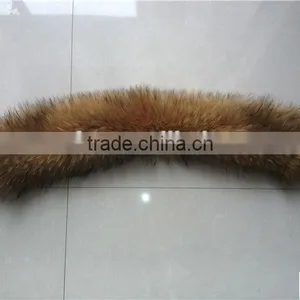 HEBEI WHOLESALE RACCOON FUR TRIMMING, RACCOON FUR STRIPS, RACCOON FUR COLLAR thumbnail-1