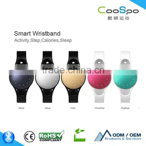 Mini Silicon Bluetooth Wristband Pedometer With App thumbnail-1