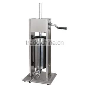 5L Vertical Commercial Sausage Stuffer 15LB Two Speed Stainless Steel Meat Press thumbnail-1