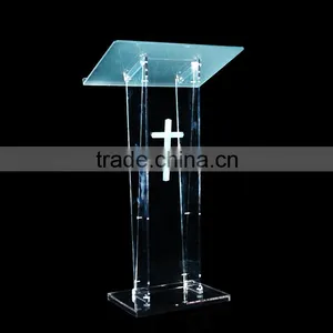 High-grade Clear Plexiglass Acrylic Church Pulpit Supplier's Choice thumbnail-2