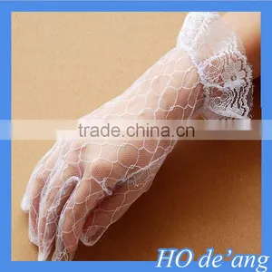 Hogift New Arrival Applique Lace Bridal Glove Wedding Accessory thumbnail-2