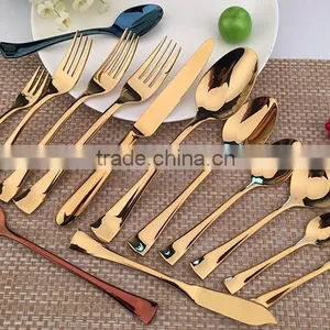 Gold Plated Flatware Cultery Set 8002 thumbnail-2