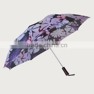 Promotional 2016 Beautiful Two Folding Umbrella With Auto Open thumbnail-1