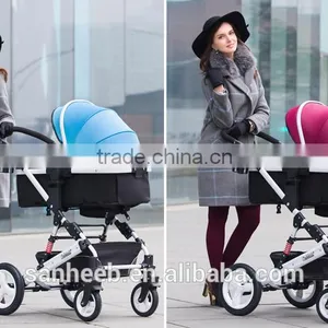 2016 New Style! Summer Deal! 3in1 Luxury City Select High View Anti-Shock Folding Baby Stroller,Travel System Infant Carriag thumbnail-2