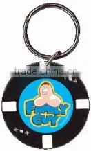 Custom Poker Chip Key Chain thumbnail-1