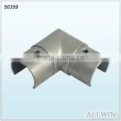 Stainless Steel 90 Degree Glass Slot Pipe Connector thumbnail-1