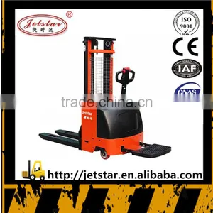 Triple Mast 6M Height Electric Pallet Fork Lift Stacker thumbnail-1