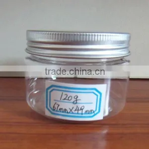 120g PET Food Container With Aluminum Screw Lid thumbnail-1