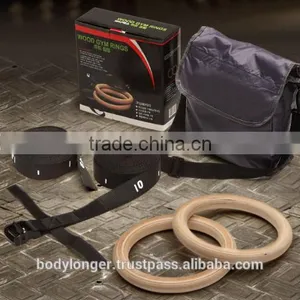 WOOD GYM RING/ Gym Equipment/ Rack thumbnail-1