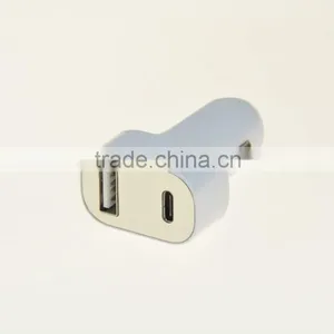 Plastic Type C Car Charger With Display for Car thumbnail-2
