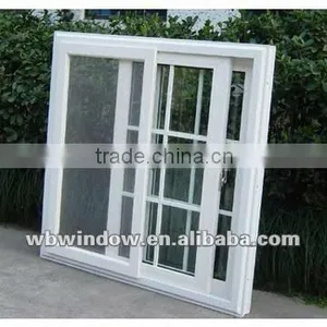 Sliding Window Grill Design,Elegant Design Pvc Silding Windows With Grilles thumbnail-1