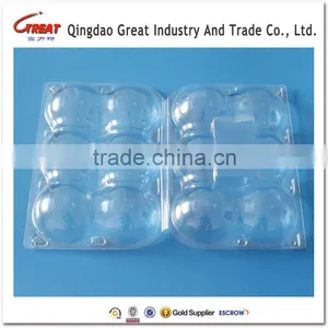 Clamshell Blister Fruit Packaging Tray for Peaches and Apples 6 Pcs thumbnail-6