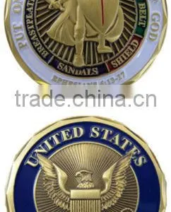 Custom Metal Coin Cheap Custom Coins Low Price Top Quality Factory Produce Custom Challenge Vandal Proof Coin thumbnail-1