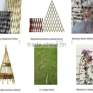Bamboo Expand Trellis,u Hoops,obelisk,flower Stick thumbnail-1