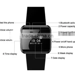 2013 Newest High Quality Smart Watch Bluetooth U Watch thumbnail-2