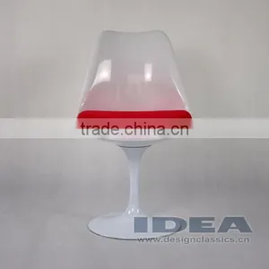 Replica Eero Saarinen Tulip Chair - Red Cushion thumbnail-2