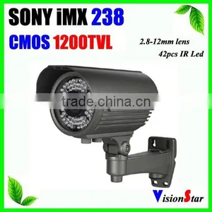 Hidden Surveillance Cameras Sony IMX238 Varifocal 2.8-12mm Lens Super Wdr 1200tvl Ir-cut 42pcs ir Leds Outdoor Security Camera thumbnail-1