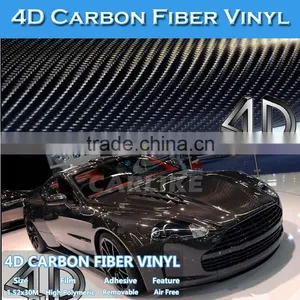 SINO 4D Black Carbon Fiber Decorative Motor Sticker /Carbon Fiber Foil 1.52x30M thumbnail-4