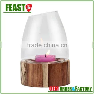 2015 NEW Design Candle Stand HOT Selling Wooden Candle Holder thumbnail-1