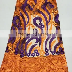 Stones&pearl French Lace Cl60116 With Ployeaster Material Fashionable Design for African Ladies thumbnail-6