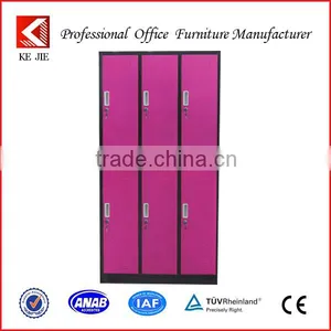 2014 Amazing Price High-tech Red Foot Locker Furniture , Metal School Lockers , Ventilated Steel Locker thumbnail-1