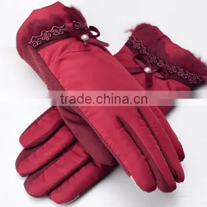 New Arrival Ladies's Ribbon Touch Screen Gloves With Multi Colors thumbnail-6