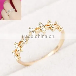 Korean Fashion Sweet OL Personality Ring With Pure and Fresh Flowers thumbnail-1