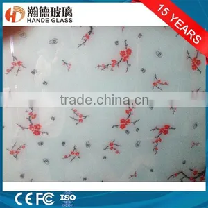 3.8MM Beautiful Silk Screen Glass thumbnail-1