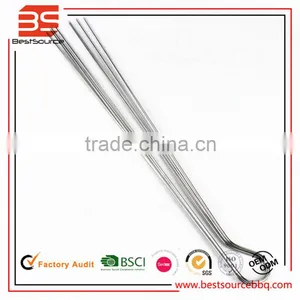 Hot Selling Barbecue Tools Stainless Steel Skewer For Picnic Time thumbnail-1
