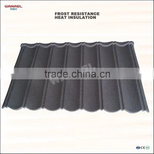 Stone Coated Metal Steel Roofing Material Thermal Insulation Roof Tiles thumbnail-1