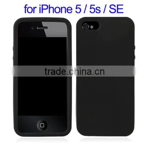 Free Sample Silicone Phone Case for IPhone 5, Back Cover Case for IPhone SE thumbnail-1