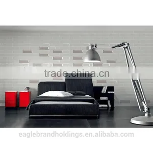Foshan Brick Look Interior Ceramic Wall Tile100x300 Bevel Surface Bedroom Tiles thumbnail-2
