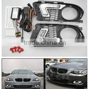E92 Coupe LED Daytime Running Lights For BMW E92 DRL With E-mark thumbnail-1