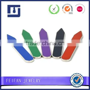 Wholesale Personalized Metal Enamel Collar Stays High Quality Custom Collar Bone thumbnail-5