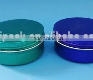 Aluminum Cream Jar, Colorful Aluminum Cosmetic Jar thumbnail-1
