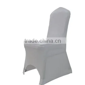 Unisversal Wholesale White Cheap Wedding Spandex Chair Cover thumbnail-1
