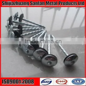 Galvanized Corrugated Umbrella Head Roofing Nail thumbnail-1
