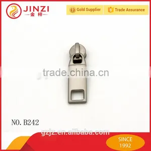 Zipper Manufacturer Metal Nickel Zipper Slider for Handbag thumbnail-2