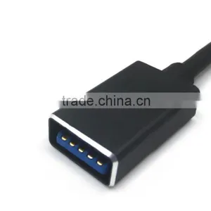 USB 3.1 Type C Male Connector to A Female OTG Data Cable for Macbook thumbnail-3