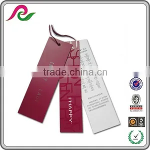 Printed Clothing Label , Paper Hangtag Printing Service China Factory thumbnail-2