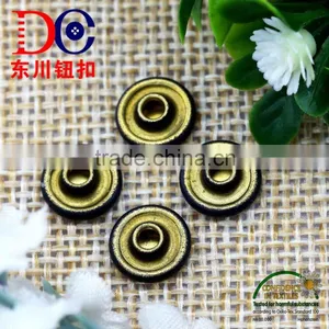 Oeko-tex Jeans Rivet Black Color Custom Logo Metal Button for Jean thumbnail-6