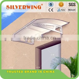 EURO Design Clear Rain Protection Front Door Aluminum Awning Canopy Roof Item No YY100140K thumbnail-3