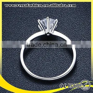 China Factory Direct Sale Diamond cz 925 Sterling Silver Rings thumbnail-3