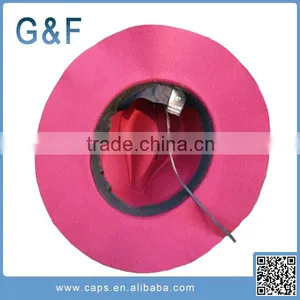 The Latest Fashion Felt Fedora Hat Ladies Felt Hillbilly Hat thumbnail-4