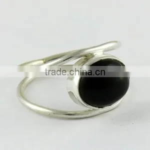 Just Wondering !! Black Onyx 925 Sterling Silver Ring, Handmade Silver Jewelry, Gemstone Silver Jewelry thumbnail-1