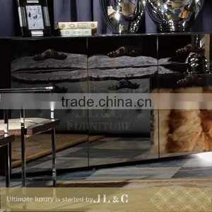 Stainless Steel Bedroom Dresser Interior Design for Luxury Funiture From China AB07-04 Dresser- JL&C Luxury Home Furniture thumbnail-1
